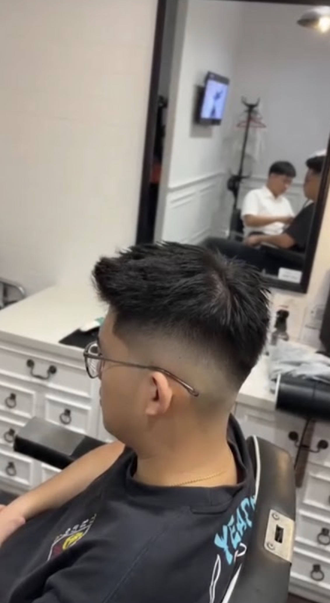 Skin fade with styled top — SHAYVIOR