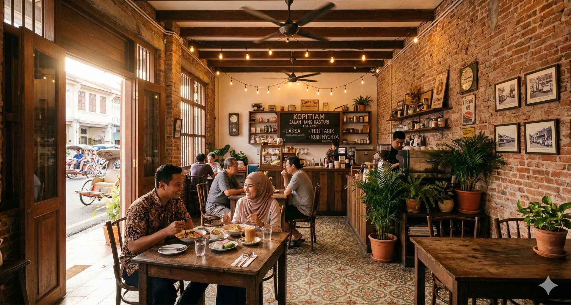 Interior heritage shophouse Warung Kita