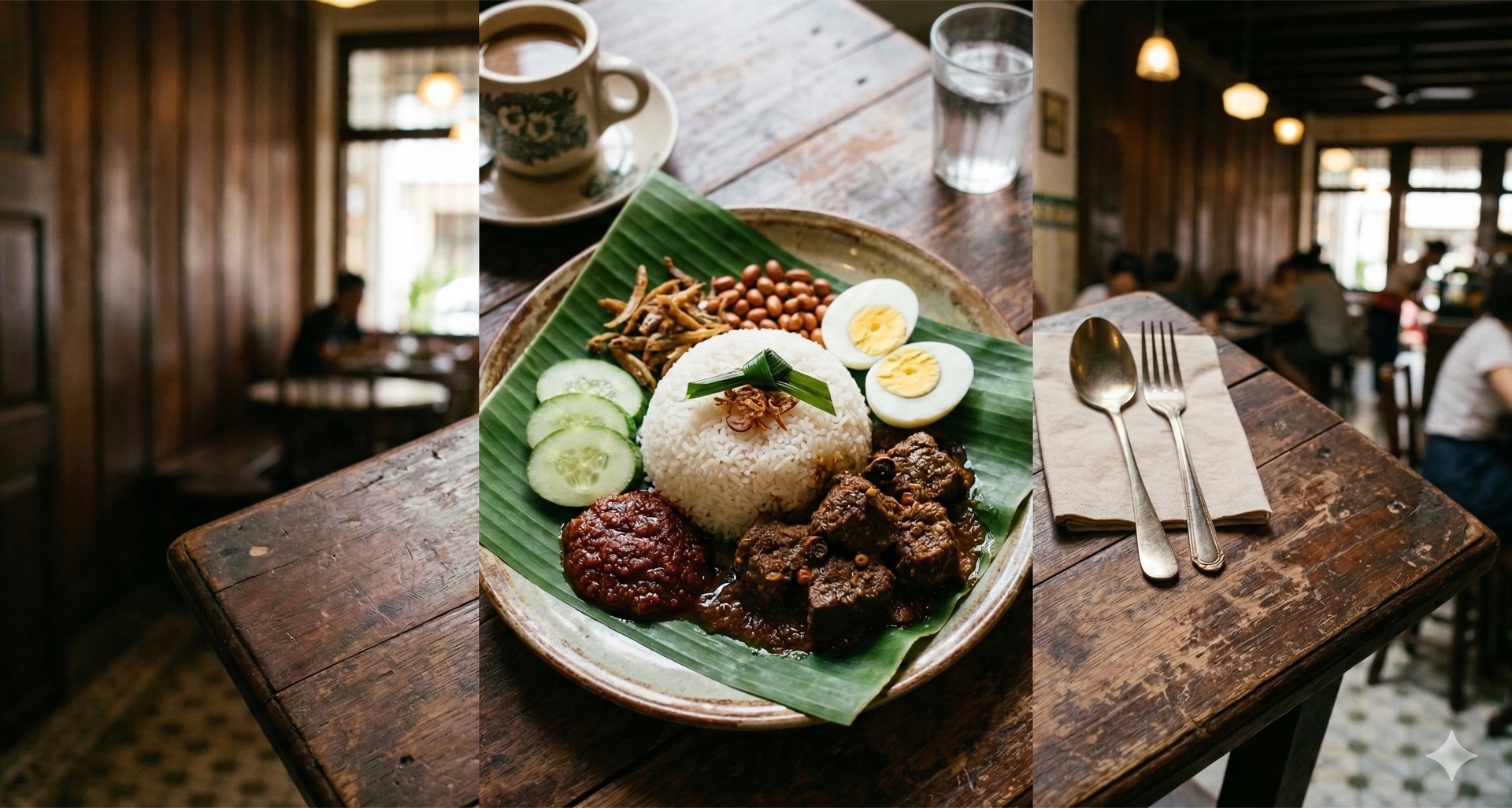 Nasi Lemak Rendang Tok
